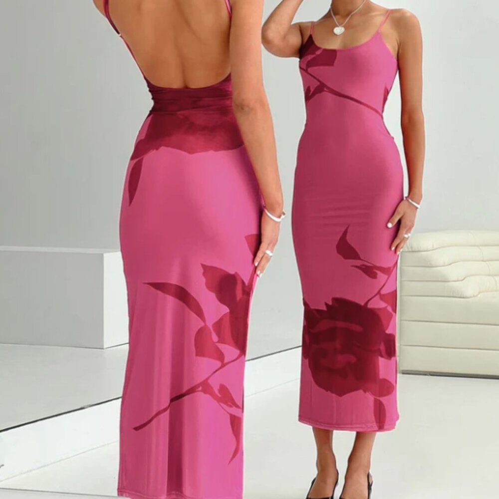 "Knox Maxi Dress Hot Pink" from Princess Polly
